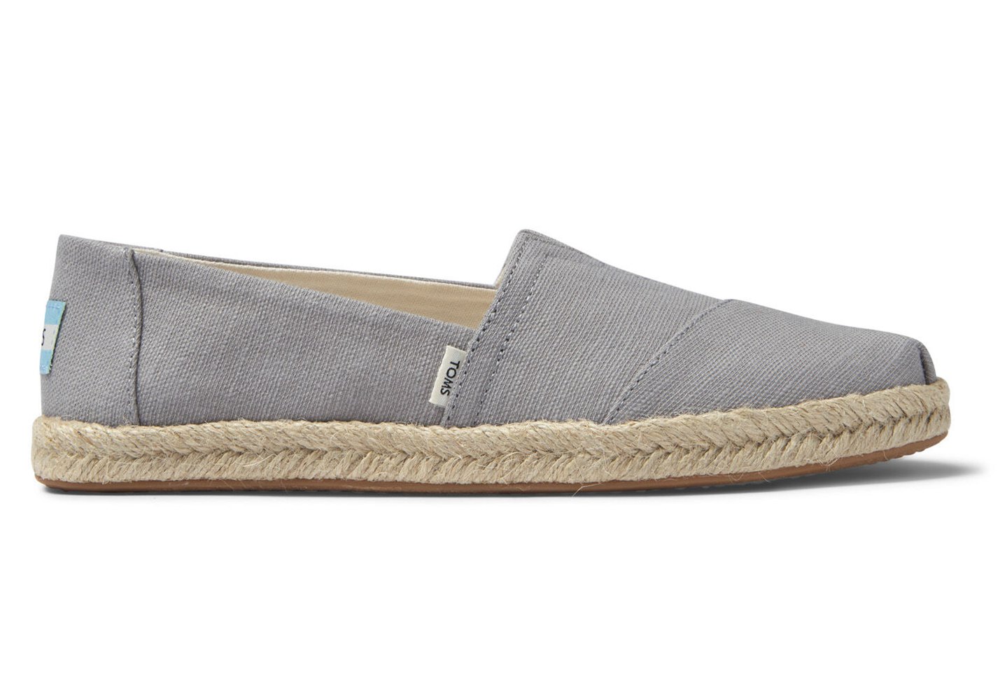 Toms Espadryle Damskie Szare - Alpargata Rope - 95BIHCTOV